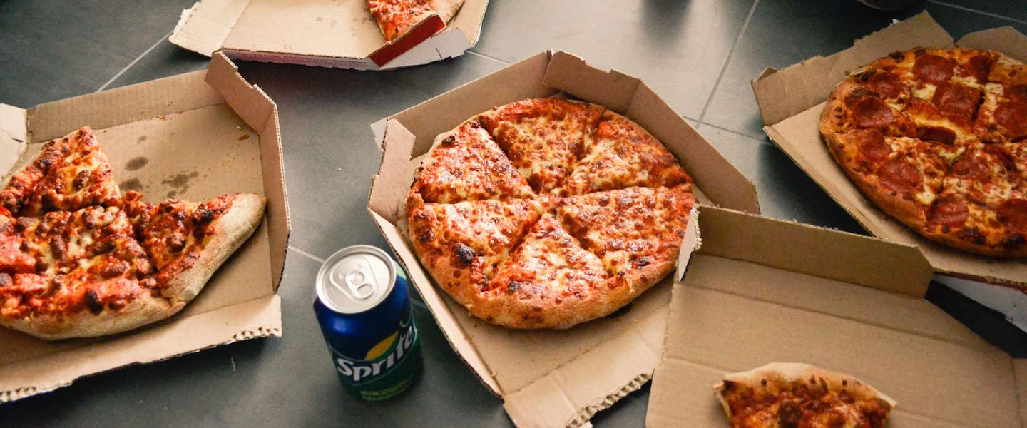ontwerp Rally Vader Pizza bestellen bij Domino's zonder een enkele klik
