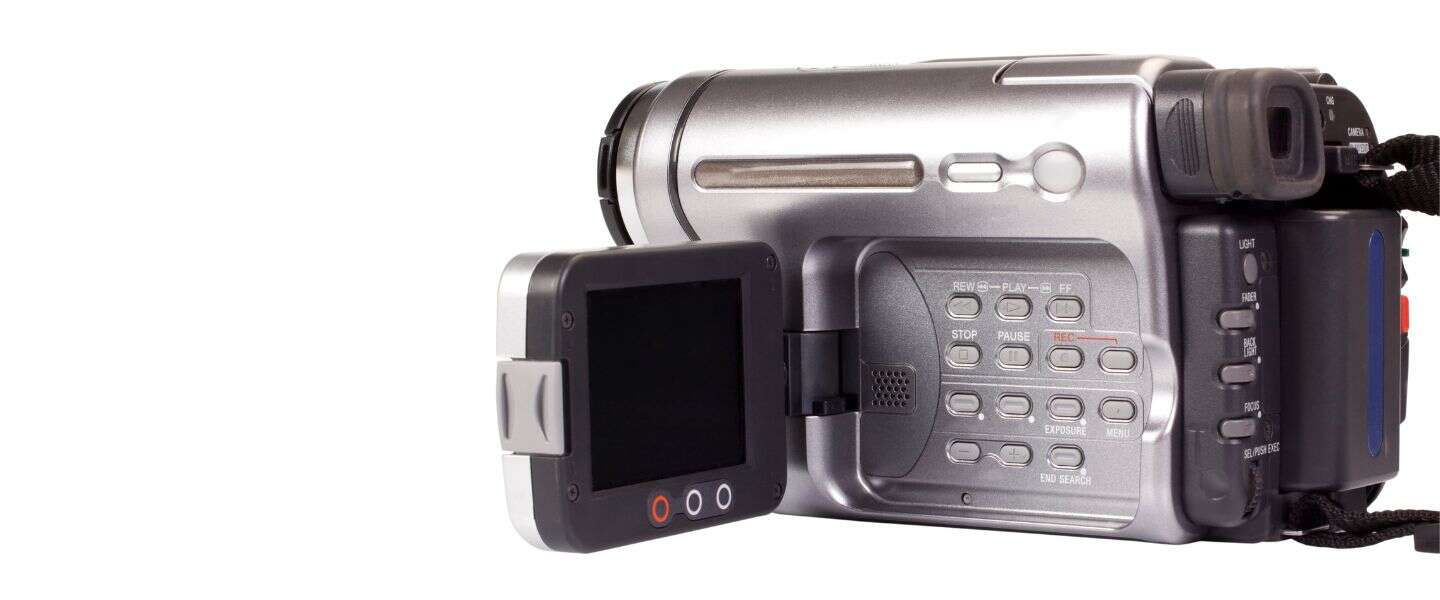 Time machine: the handycam was mainly used by father