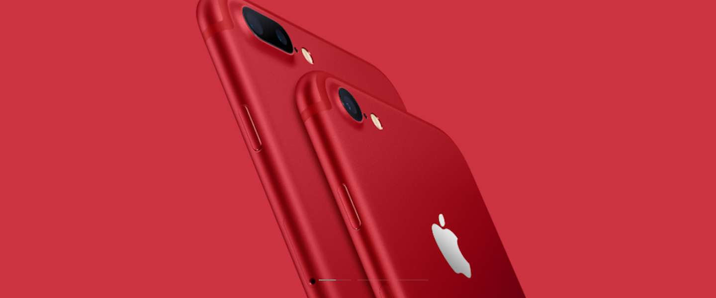 Schelden Matron Afdeling Apple komt met rode iPhone 7 en je kunt hem nu kopen