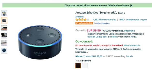compressie Etna overzien Amazon levert met Prime nu ook gratis in Nederland