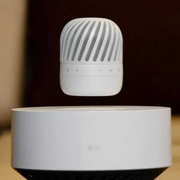 voorraad Boost Grand Zinloos maar cool: LG komt volgend jaar met zwevende speaker