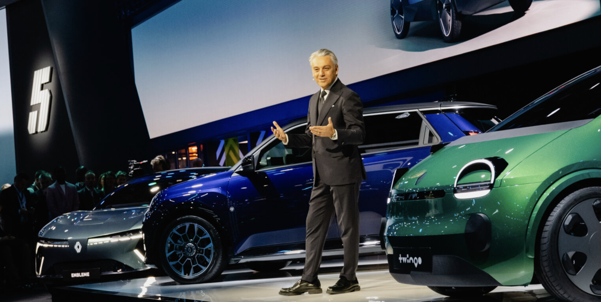 Luca de Meo tijdens de Paris Motorshow 2024 (c) photo Events-Renault.com