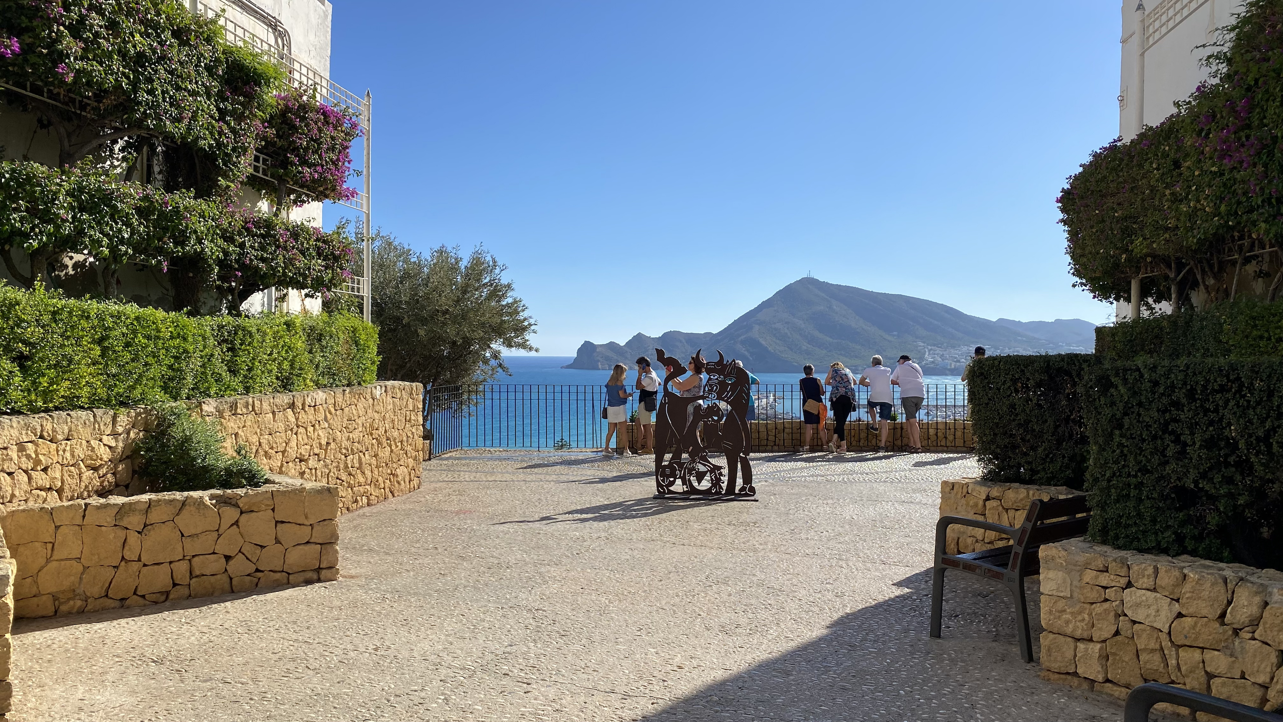 Altea, uitzicht vanaf het Plaza de la Glesia