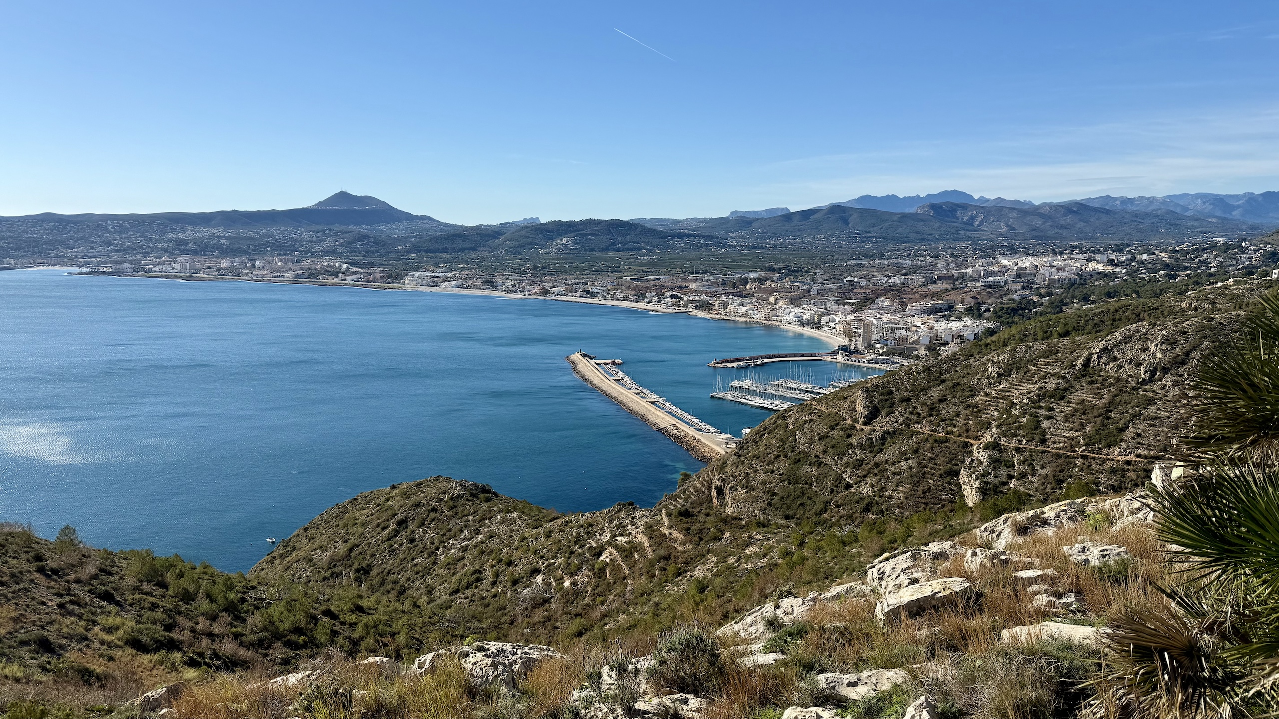 Het prachtige uitzicht bij Cabo de San Antonio