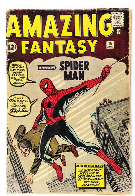<i>Amazing Fantasy #15 - Spider Man</i>