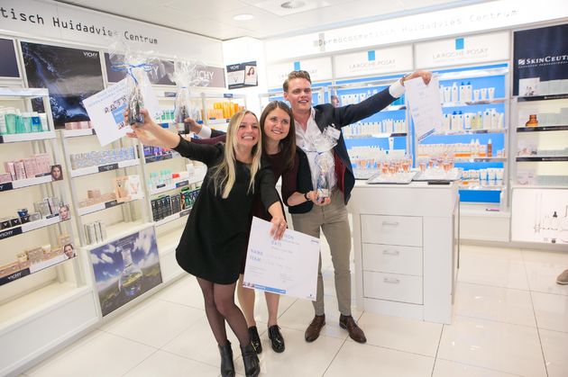 <em>Nederlandse Brandstorm-winnaars: Vivian de Bruine, Michelle Betschart en Willem Maijvis<\/em>