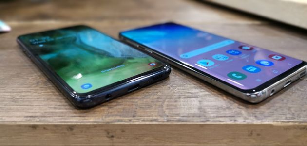 Samsung Galaxy S10+ en Galaxy S10
