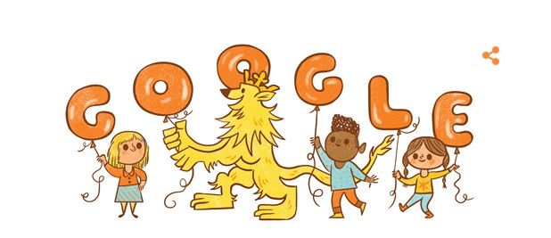 Google Koningsdag Doodle