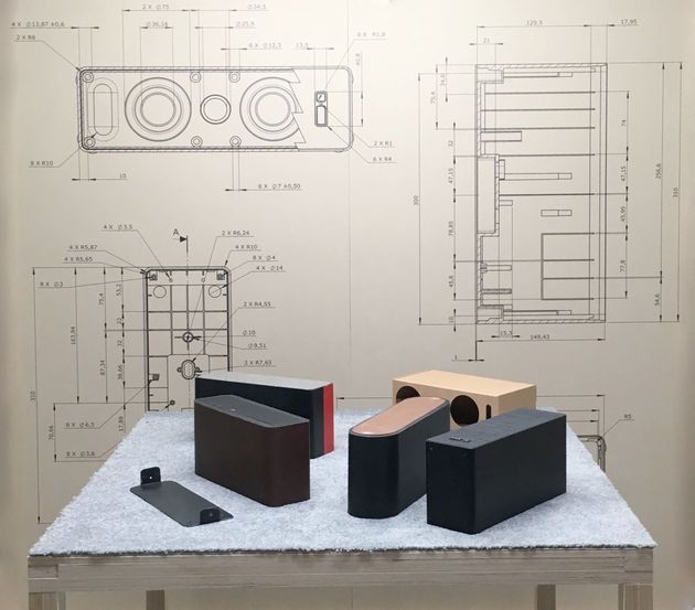 Een aantal van de prototypes die Ikea en Sonos hebben laten zien.