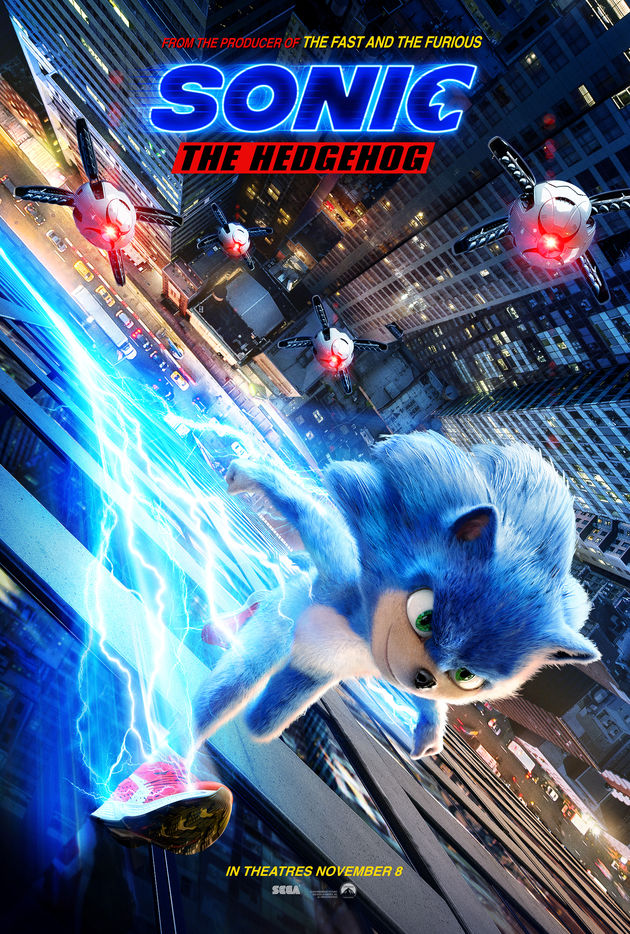 <em>Filmposter Sonic the Hedgehog<\/em><em><\/em>