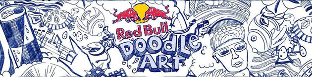 Red Bull Doodle Art